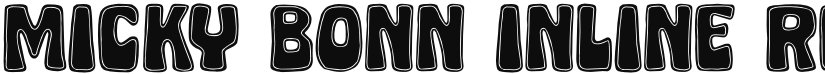 Micky Bonn Inline font download