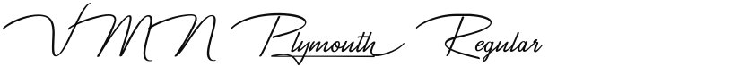 VMN Plymouth font download