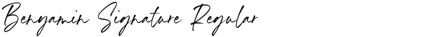 Benyamin Signature font download
