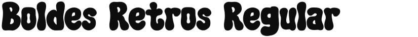 Boldes Retros font download