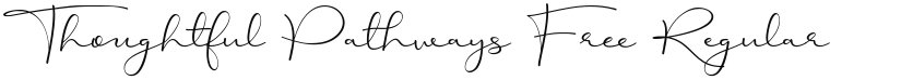 Thoughtful Pathways Free font download