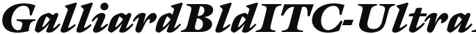 GalliardBldITC-UltraItalic