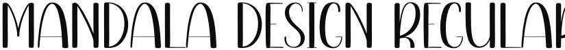 Mandala Design font download
