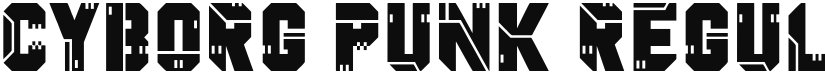Cyborg Punk font download