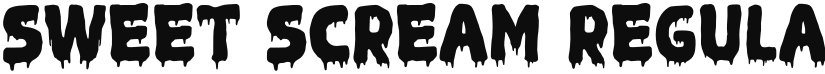Sweet Scream font download