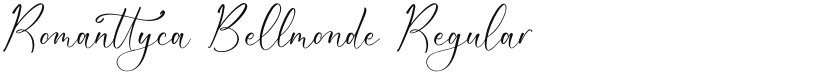Romanttyca Bellmonde font download