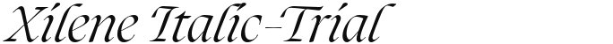 Xilene Italic-Trial