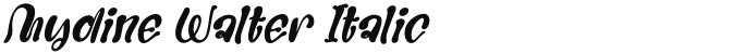 Mydine Walter Italic