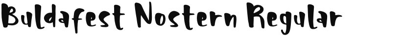 Buldafest Nostern font download