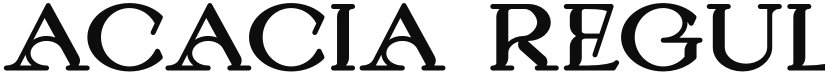 Acacia font download