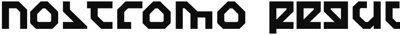 Nostromo font download