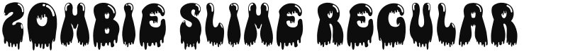 Zombie Slime font download