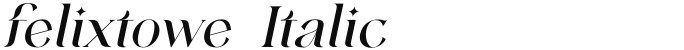 felixtowe Italic