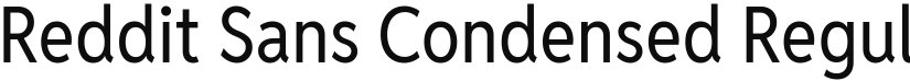 Reddit Sans Condensed font download