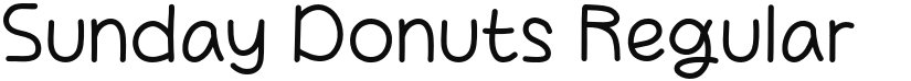 Sunday Donuts font download