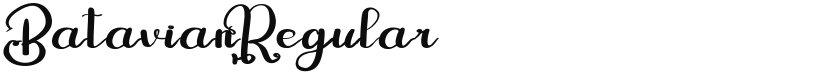 Batavian font download