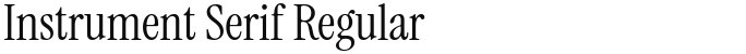 Instrument Serif Regular