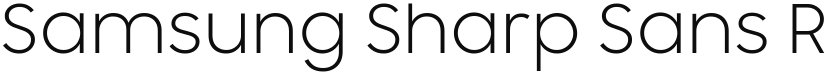 Samsung Sharp Sans Regular font download