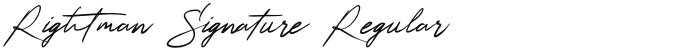 Rightman Signature Regular