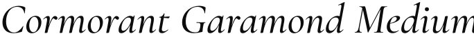 Cormorant Garamond Medium Italic