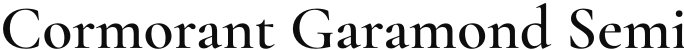 Cormorant Garamond SemiBold