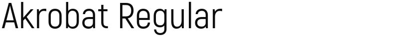 Akrobat font download