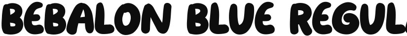 Bebalon Blue font download