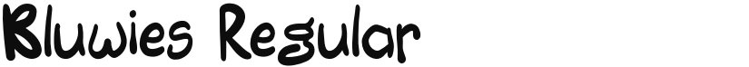 Bluwies font download