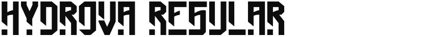 Hydrova font download