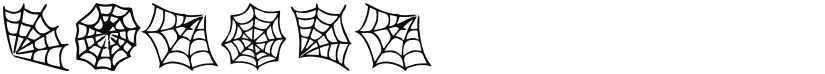 Scary Spider Web font download