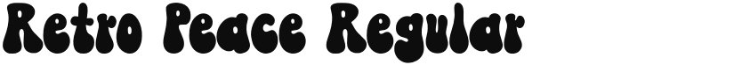 Retro Peace font download