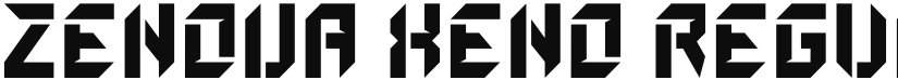 ZENOVA XENO font download