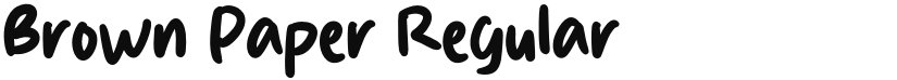 Brown Paper font download