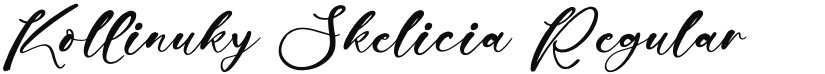 Kollinuky Skelicia font download