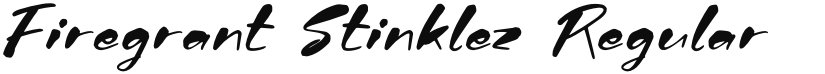 Firegrant Stinklez font download