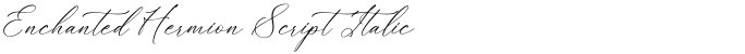 Enchanted Hermion Script Italic