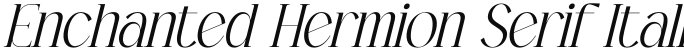 Enchanted Hermion Serif Italic