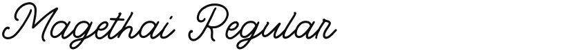 Magethai font download