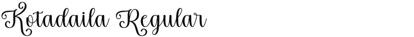 Kotadaila font download