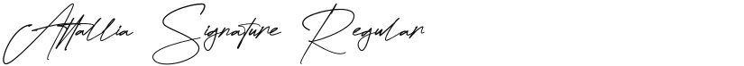 Attallia Signature font download