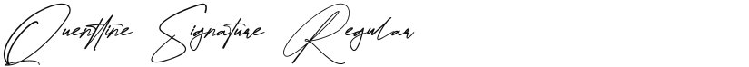 Quenttine Signature font download