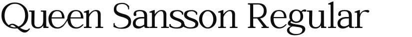 Queen Sansson font download