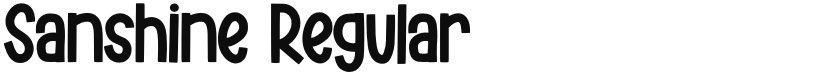 Sanshine font download