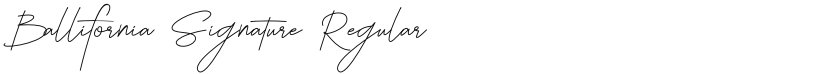 Ballifornia Signature font download