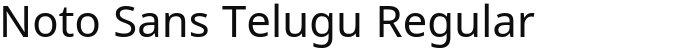 Noto Sans Telugu Regular