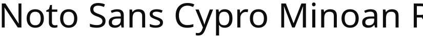 Noto Sans Cypro Minoan font download
