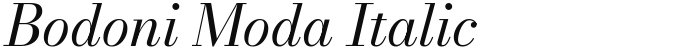 Bodoni Moda Italic