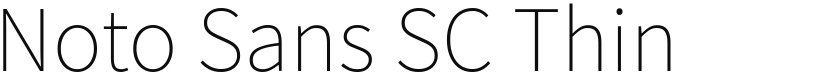 Noto Sans SC font download