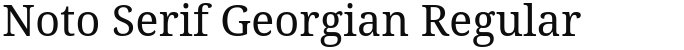 Noto Serif Georgian Regular