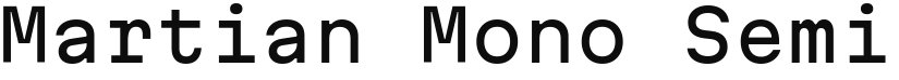 Martian Mono font download